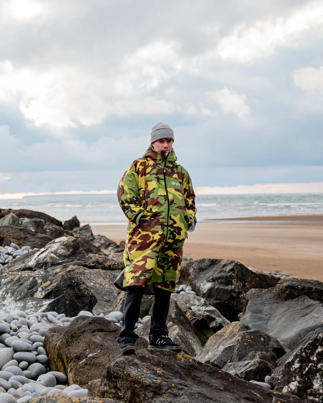 REWORK - Camo Grey Green Advance Changing Robe - Image 7
