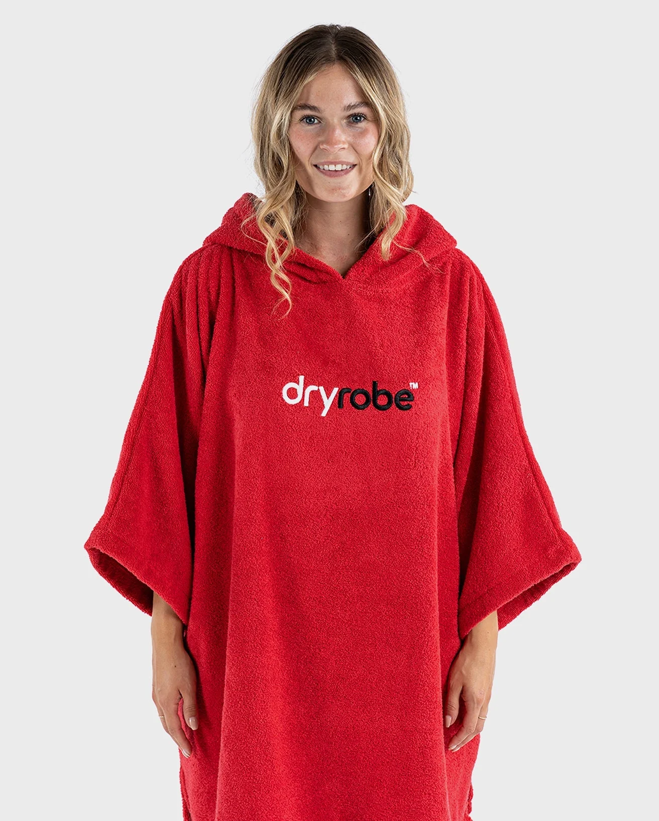 Red Organic Towel Changing Robe - Image 6