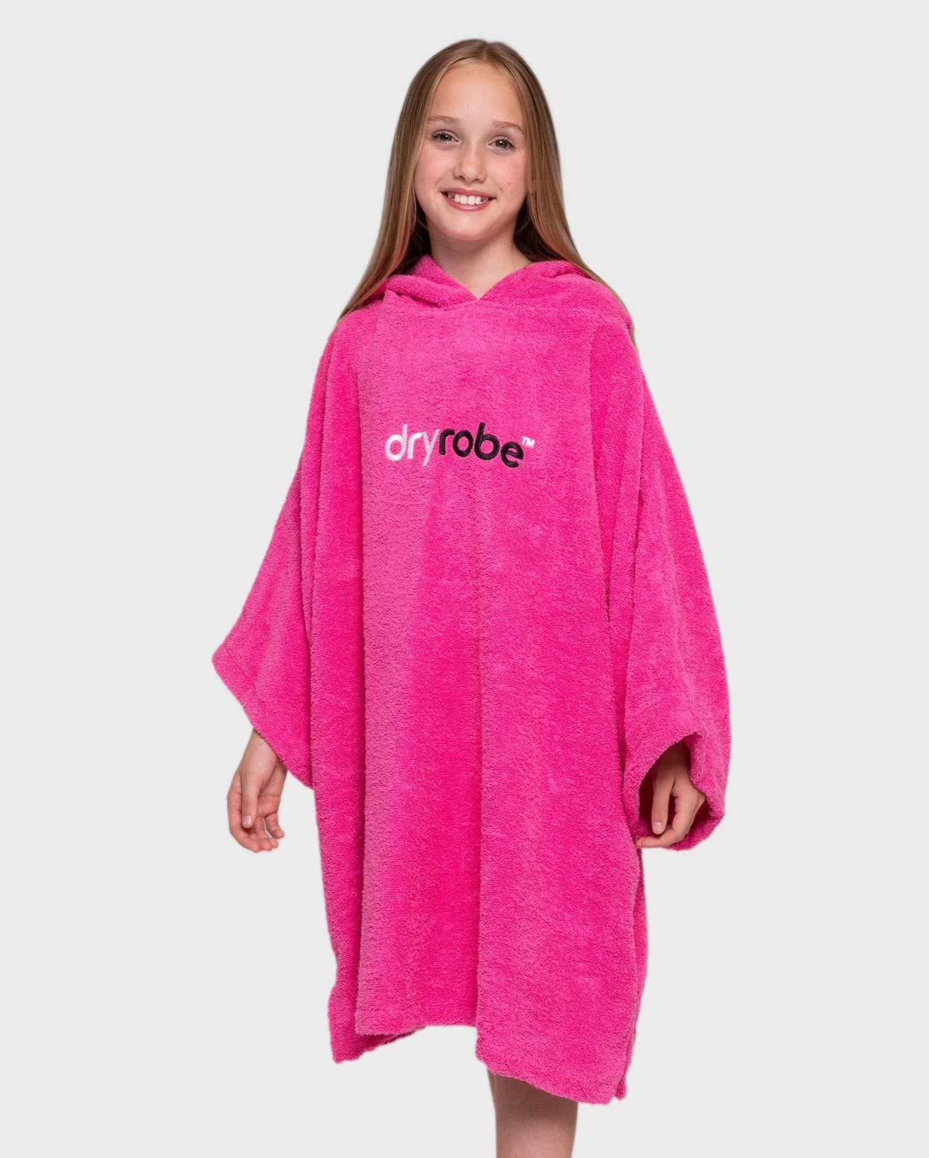 Pink Kids Organic Towel Changing Robe - Image 8